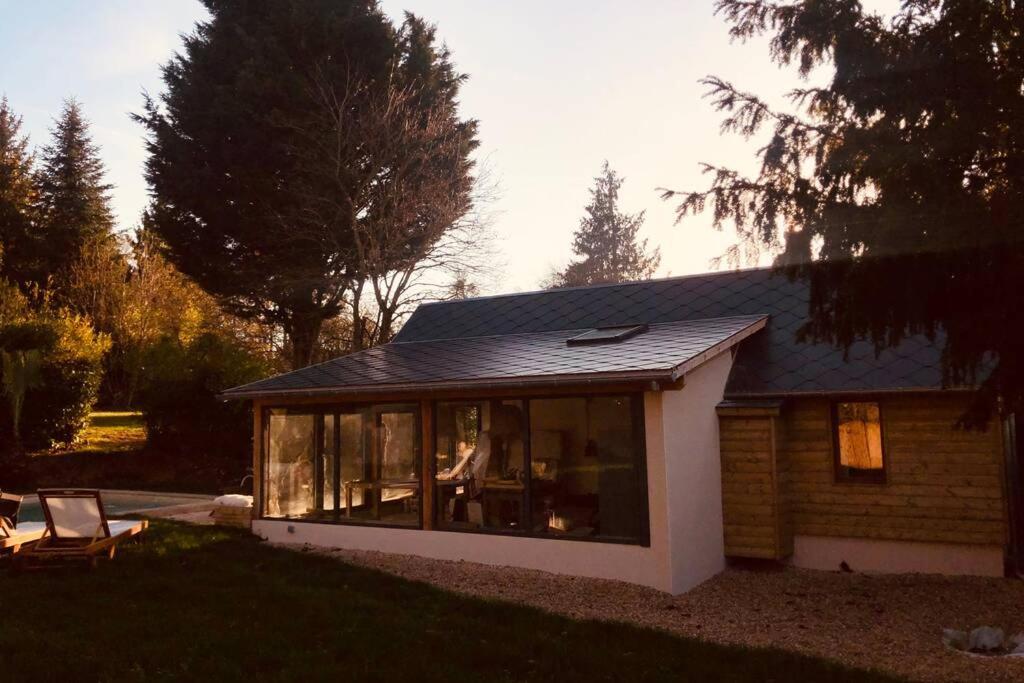 Cottage Normand Avec Sa Grande Piscine Chauffee Toute L Annee Sur Parc Arbore Et Clos En Plein Coeur De La Campagne Adapte Aux Kids Et Dog Friendly Saint-Antonin-de-Sommaire 외부 사진