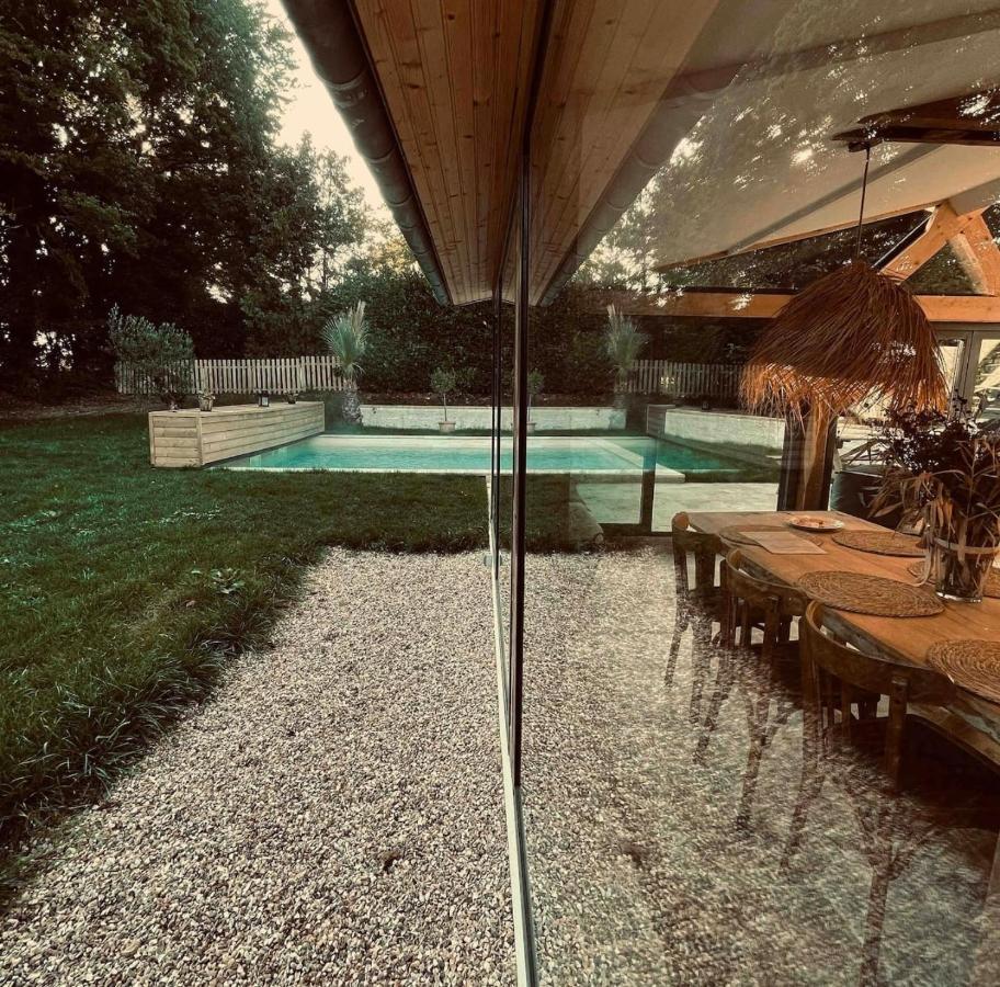 Cottage Normand Avec Sa Grande Piscine Chauffee Toute L Annee Sur Parc Arbore Et Clos En Plein Coeur De La Campagne Adapte Aux Kids Et Dog Friendly Saint-Antonin-de-Sommaire 외부 사진