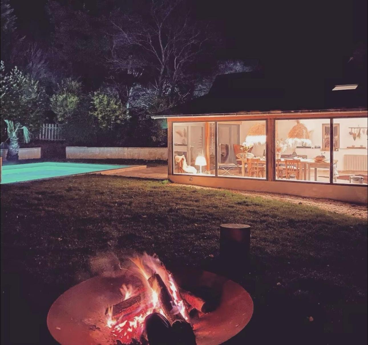 Cottage Normand Avec Sa Grande Piscine Chauffee Toute L Annee Sur Parc Arbore Et Clos En Plein Coeur De La Campagne Adapte Aux Kids Et Dog Friendly Saint-Antonin-de-Sommaire 외부 사진