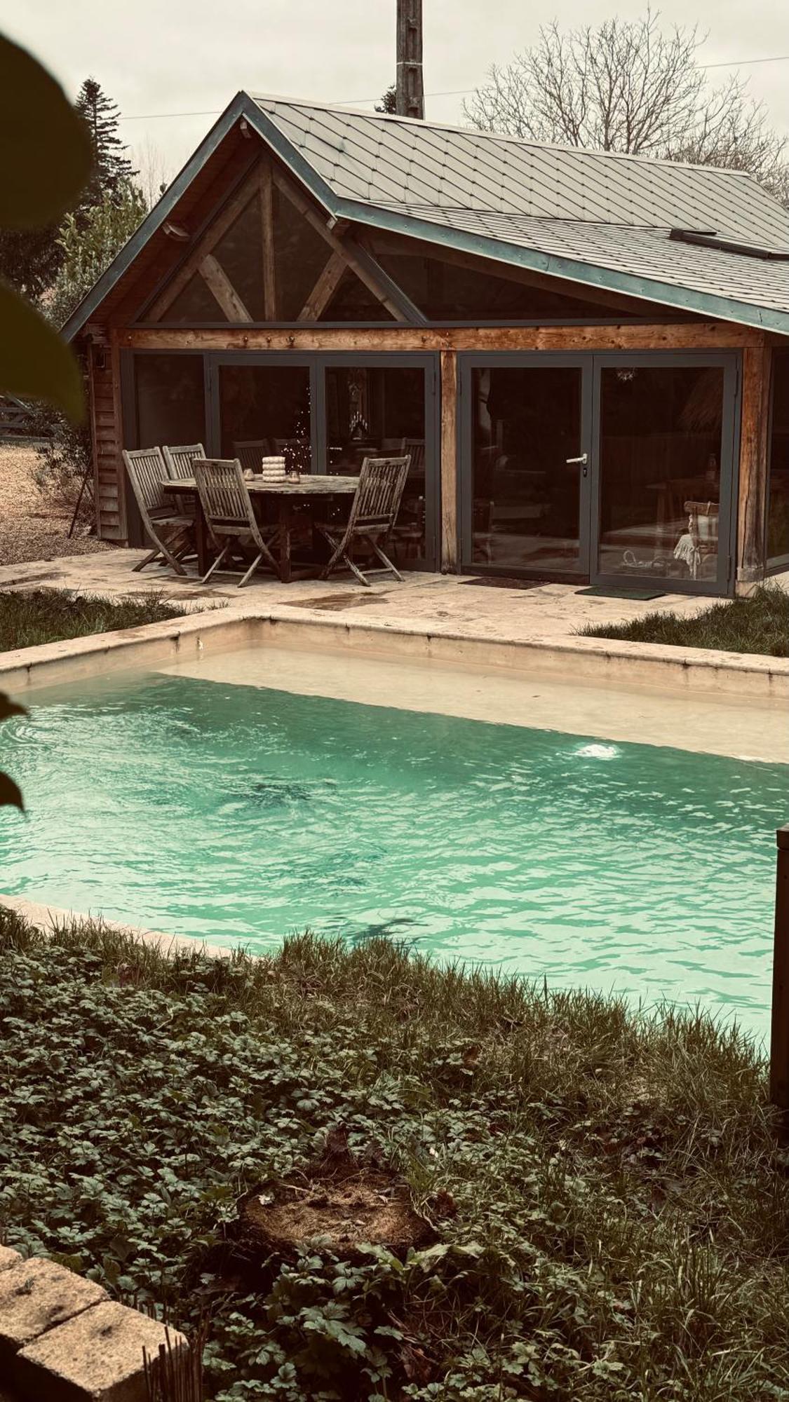 Cottage Normand Avec Sa Grande Piscine Chauffee Toute L Annee Sur Parc Arbore Et Clos En Plein Coeur De La Campagne Adapte Aux Kids Et Dog Friendly Saint-Antonin-de-Sommaire 외부 사진